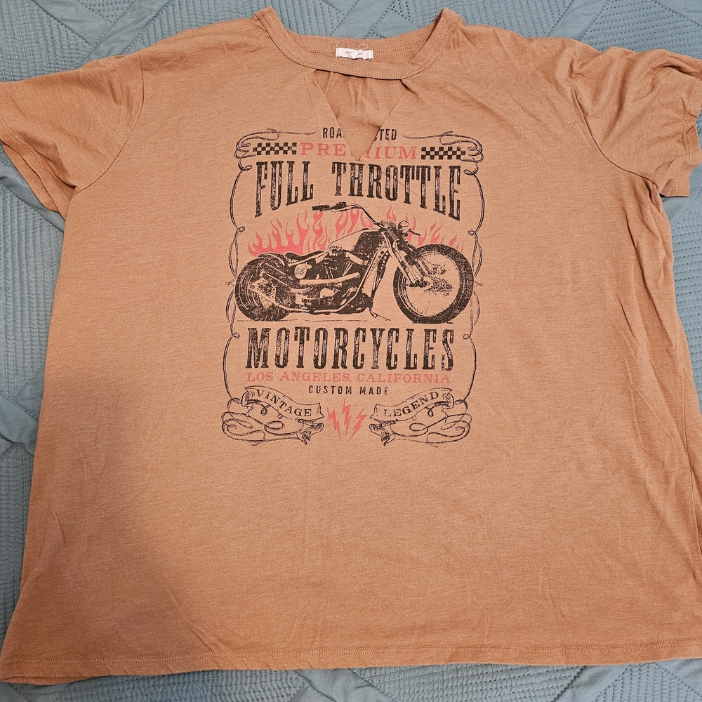 2X Plus Size Full Throttle Motorcycles Tee - Maurices
